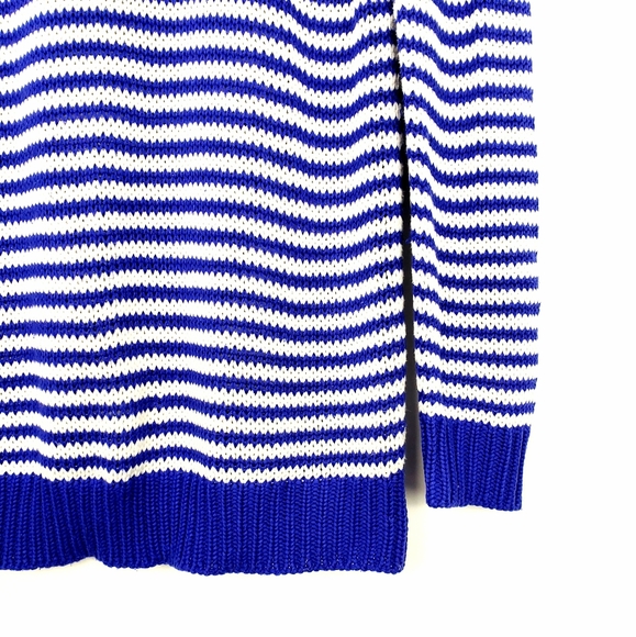 Cobalt Blue/White Striped Sweater by Forever 21 - Picture 3 of 13